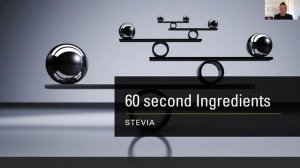 60 Second Ingredients - Stevia