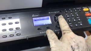 Как убрать (Сброс ) ошибку "Неоригинальный картридж с тонером" на Kyocera