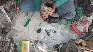 Hitachi DH 24 PB3  Hammer Drill machine repair  ( 20 year old machine )