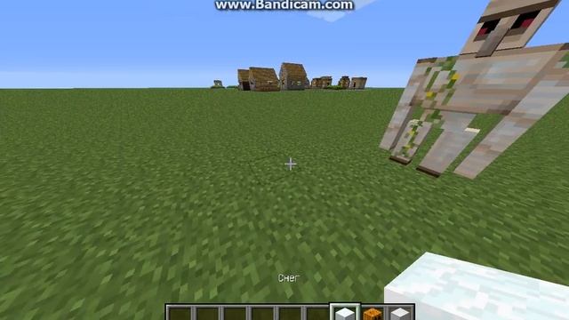 Minecraft : Как сделать Снеговика. смотреть онлайн