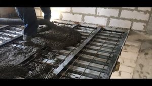 Межэтажное перекрытие в #двухуровневой квартире.