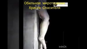 Мироточение статуи Христа Спасителя