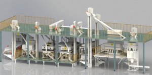 Минизавод по производству семян в СК Логойский (семенная линия ЛПЗС). Подготовка зерна и семян