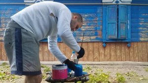 Покраска компрессором эмалью