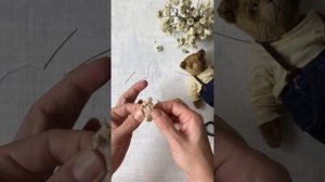 Как сшить Мишку Тедди из плюша 15 см. 2-я часть