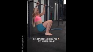 Учимся подтягиваться workout WomanGYM