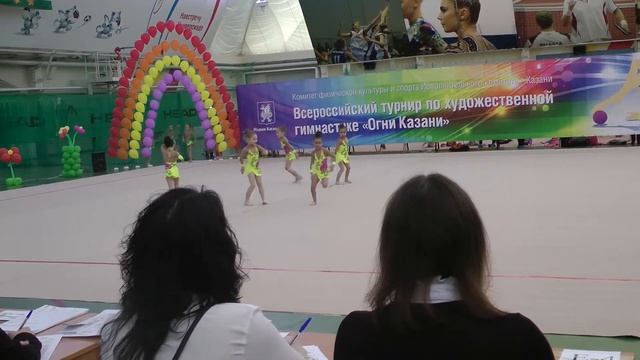 Огни Казани-2014. Художественная гимнастика."Русалочки" смотреть онлайн