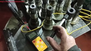 Восстановленые валы на гидронасос.