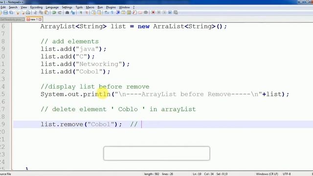 how to remove element from arraylist in java Example