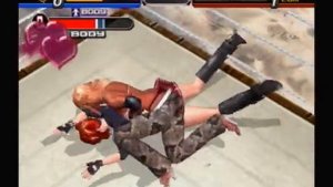 Rumble Roses - Candy Cane Vs Aisha(Normal Computer Beach Costume 2)