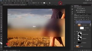 Photoshop Tutorial | Transparent Blur Effect in Photoshop