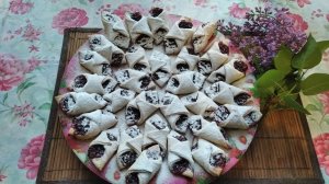 Домашнее печенье минутка с повидлом. Просто, быстро, вкусно.