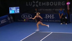 Julia Goerges vs. Eugenie Bouchard | 2018 Luxembourg Open Semifinal | WTA Highlights