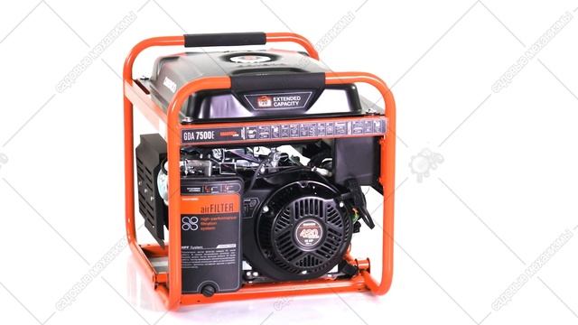 Бензиновый генератор Daewoo GDA 7500E 3D обзор