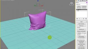 Моделирование подушки в 3DS MAX с помощью Cloth.