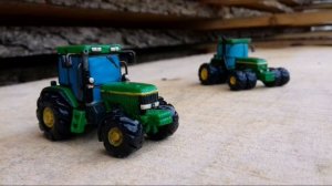 John Deere 7810 из пластилина! Трактор из пластилина!