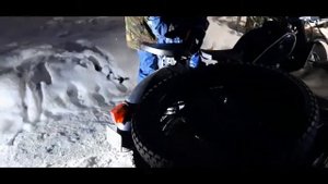 Cold start of old Dnepr (1971) MT-9 холодный запуск мотоцикла днепр мт-9