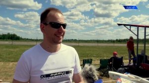 На территории аэродрома города Великие Луки состоялся праздник авиамодельного спорта