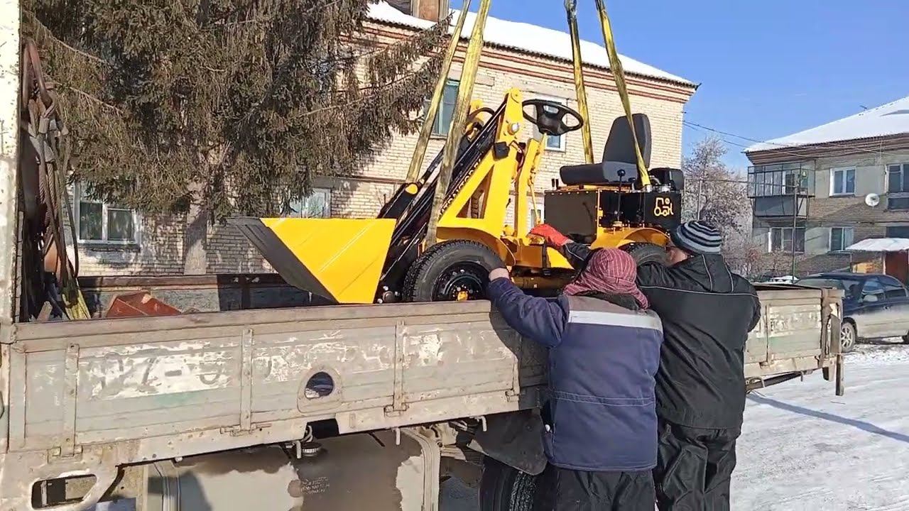 Сдача МИНИ ПОГРУЗЧИКА КЛИЕНТУ смотреть онлайн