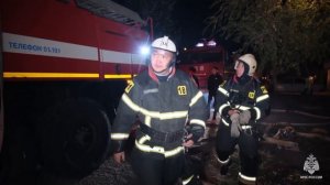 18.10.23 в19:22 на центральный пункт пожарной связи поступило сообщение о загорании частного жилого
