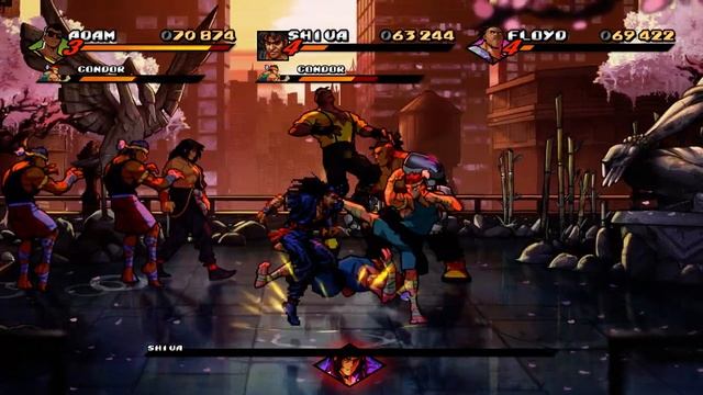 Streets of Rage 4 - Прохождение 40(Player 3 Mania)Adam,Shiva,Floid