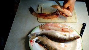 Секреты туристической кухни. Филе судака.