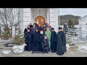 Сретение Господне в женском монастыре села Батурино Республики Бурятия