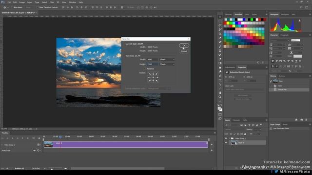 How to make a TIME-LAPSE IN PHOTOSHOP смотреть онлайн
