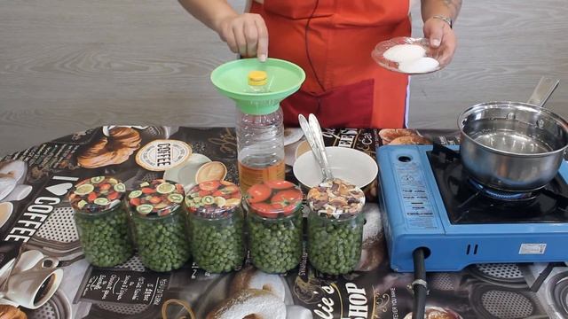 Зеленый горошек на зиму/Простой и вкусный рецепт