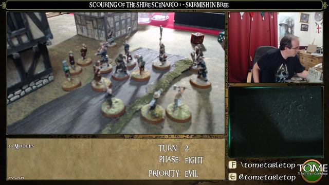 Middle Earth SBG BATTLE REPORT - SCOURING OF THE SHIRE CAMPAIGN 1 - SKIRMISH IN BREE смотреть онлайн