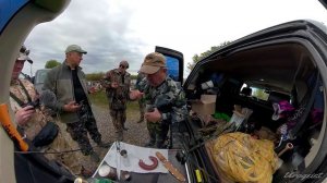 Встреча друзей, открытие охоты на раскатах в Астраханской области, Осень 2019