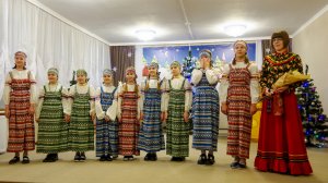 "Ой кумушки!". Образцовый детский ансамбль народной песни "Цветы России". Гурьевск, 27.12.2022г.
