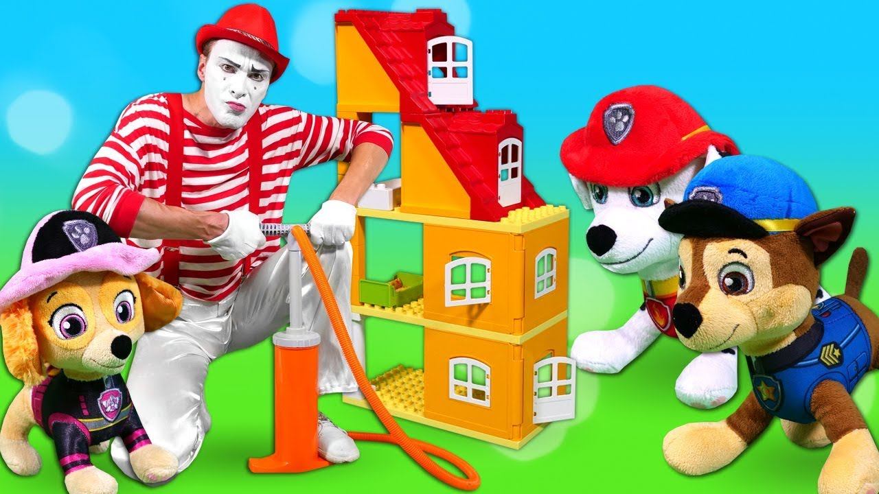 Paw Patrol Ultimate Rescue Mission for Toys! Peppa Pig and Baby Doll - Toys for Kids Videos смотреть онлайн