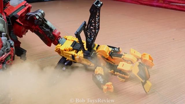 Transformers Devastator Stop-Motion Excavator, Overload, Scrapper Transform & Combine Robot Truck