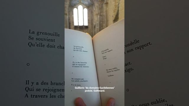 Guillevic "du domaine Euclidiennes" poésie. Gallimard. lu par Renaud Allirand (3)