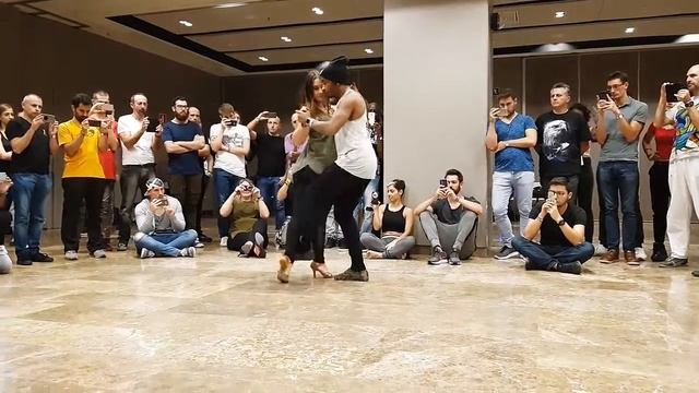 Urban Kiz Lange noir Elodie Catena Kizomba Open Madrid смотреть онлайн