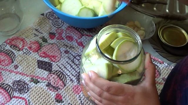 Маринованные кабачки (обалдеть какие вкусные)
