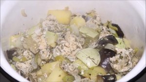 БЫСТРЫЙ РЕЦЕПТ КАРТОФЕЛЬ С МЯСОМ И ОВОЩАМИ В ДУХОВКЕ, КАРТОФЕЛЬ В ДУХОВКЕ С КУРИНЫМ ФИЛЕ, КУРИНОЕ Ф