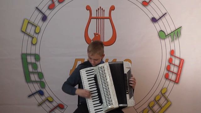 Й.- С. Бах "Менуэт" g - moll, Е. Куревлёв "Русский танец", полька "Мельница" смотреть онлайн