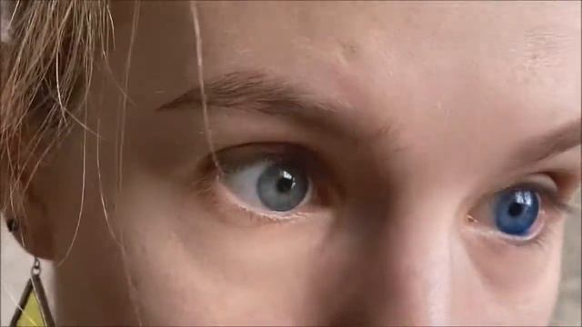 Насыщенный синий | OK Vision Fusion Nuance | Примерка на светлых глазах смотреть онлайн