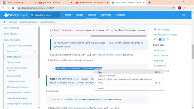 2. Installing Docker Compose on Ubuntu 20.04 смотреть онлайн