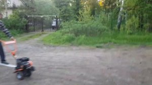 Мотосамокат из культиватора