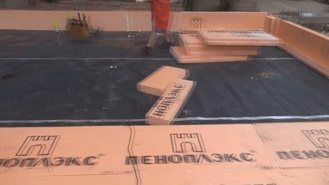 Производственное помещение. Часть 1. Утепленная плита на слабых грунтах.