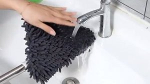 Швабра для мытья окон, пола, стен, потолка треугольная с телескопической ручкой с 2 насадками