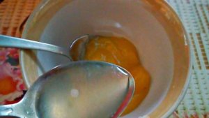 Дыня жаренная в медовом кляре