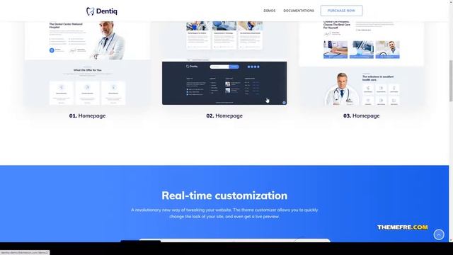 Dentiq - Dental and Medical WordPress Theme stomatology healthcare Easy Create Website смотреть онлайн
