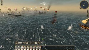 Россия - Дания морской бой Imperial Destroyer EMPIRE TOTAL WAR