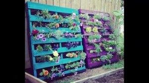 Мини клумбы и цветники из поддонов