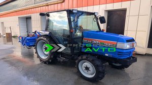 Японский минитрактор с кабиной обзор из Якутска ISEKI GEAS 30 / купить минитрактор в кредит фреза