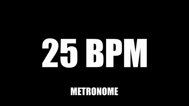 Metronome - 25 BPM смотреть онлайн